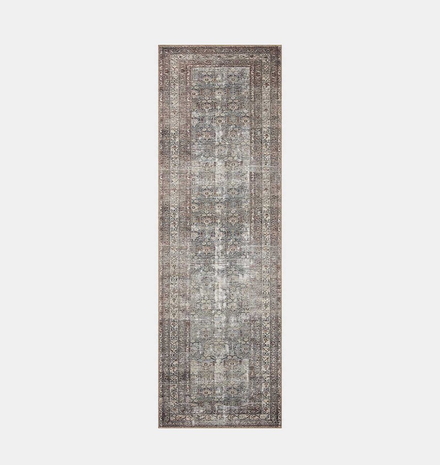 New Amber Lewis x Loloi Georgie Ger-10 Moss / Bark Area Rug