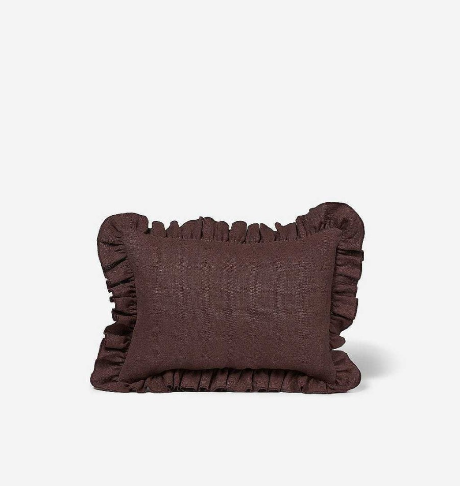 Best Filling Spaces Anika Ruffle Lumbar Pillow 14" X 20"