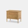 New Amber Lewis x Four Hands Franny Nightstand Caramel Oak