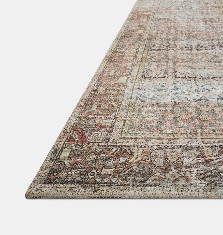 Clearance Amber Lewis x Loloi Georgie Ger-09 Multi / Spice Area Rug