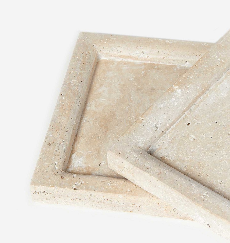 Clearance Mason Wylde Travertine Tray