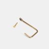 Online Shoppe Amber Interiors Brass Single Hook