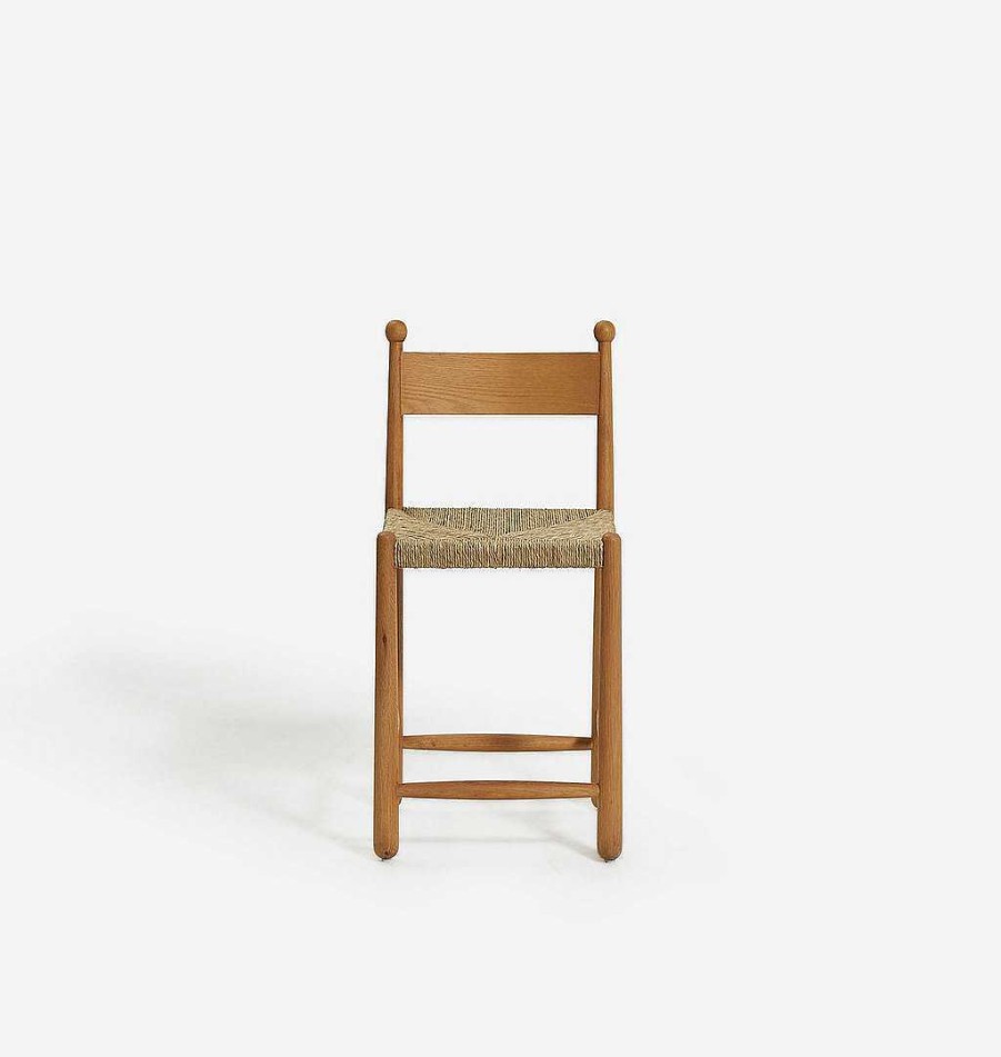 Best SAI Martin Oak Bar & Counter Stool