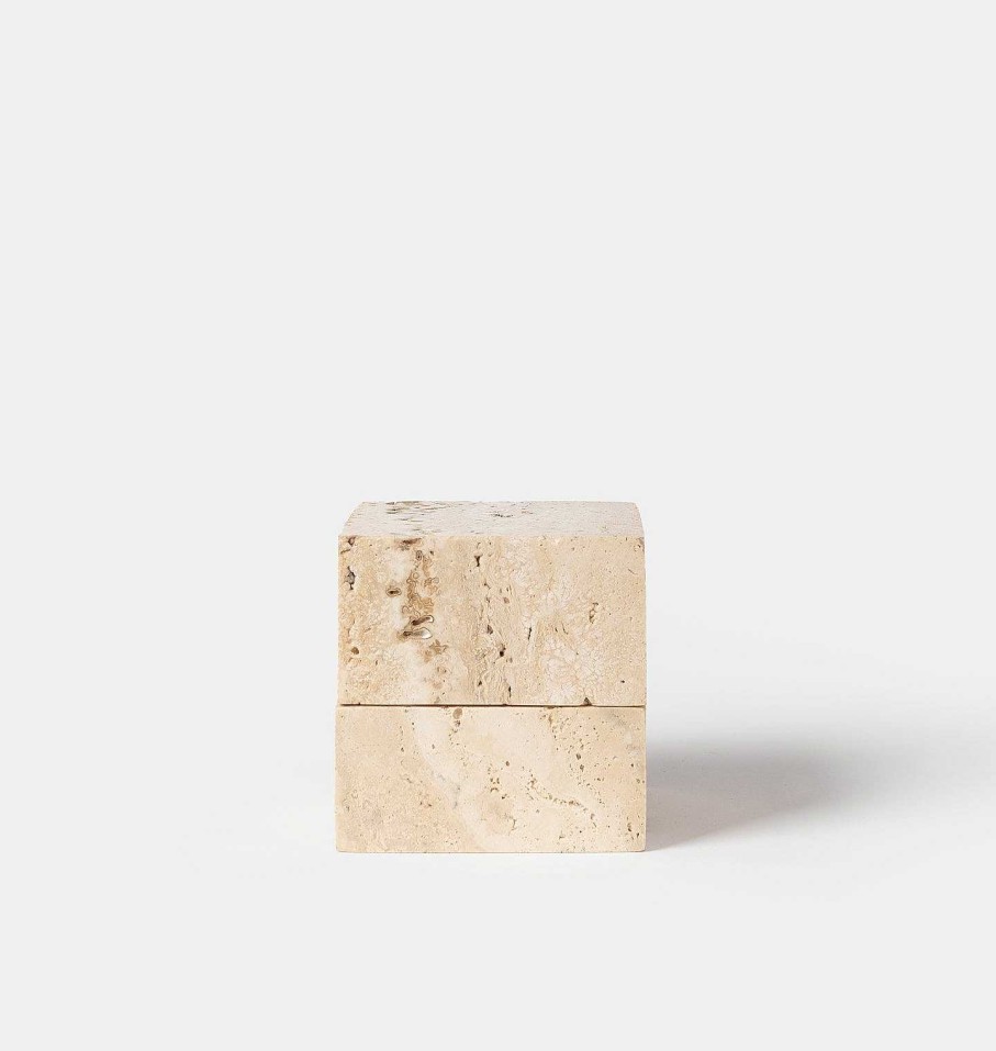 Wholesale Anastasio Home Travertine Cube Box