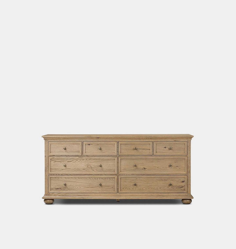 Best Amber Lewis x Four Hands Geoffrey 8 Drawer Dresser Worn Oak