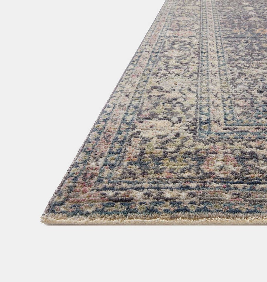 Best Jean Stoffer x Loloi Bradbury Bru-01 Midnight / Multi Area Rug