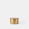 New Shoppe Amber Interiors Cylinder Brass Box