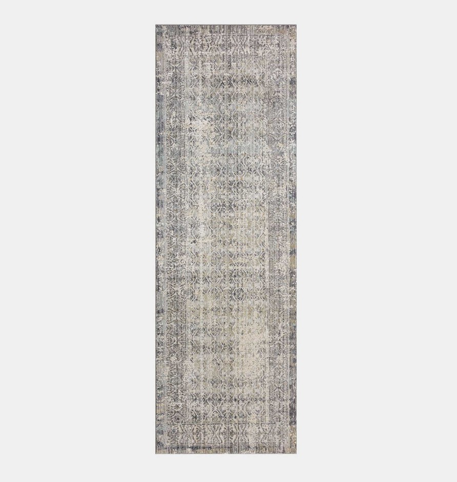 Online Amber Lewis x Loloi Alie Ale-04 Sky / Stone Area Rug